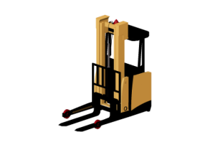 3D Baumaschinen - Gabelstapler