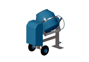 Macchine da cantiere 3D - Betoniera
