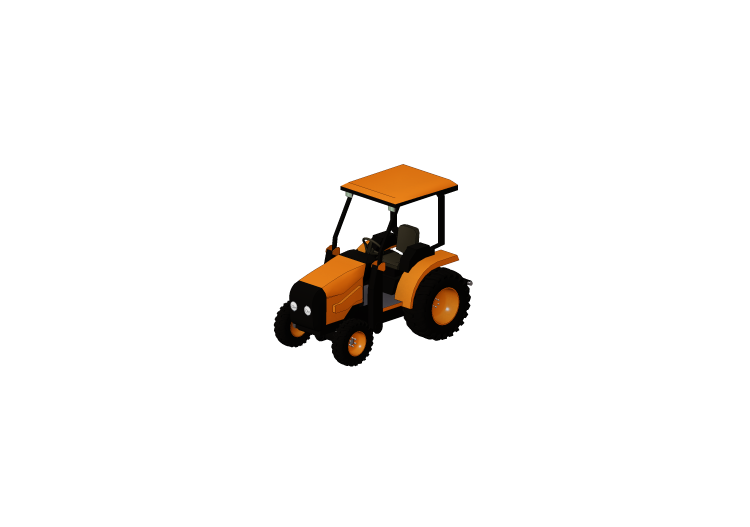 Macchine da cantiere 3D - Trattore agricolo - ACCA software Macchine da cantiere 3D - Trattore agricolo - ACCA software