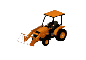 Macchine da cantiere 3D - Trattore agricolo