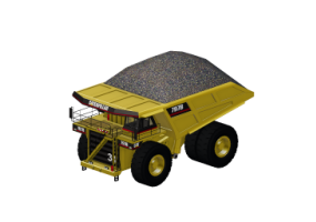 Máquinas para construção 3D - Caterpillar Cat 797B