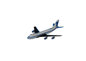 Barcos, Avi&otilde;es e Trens 3D - Boeing 747