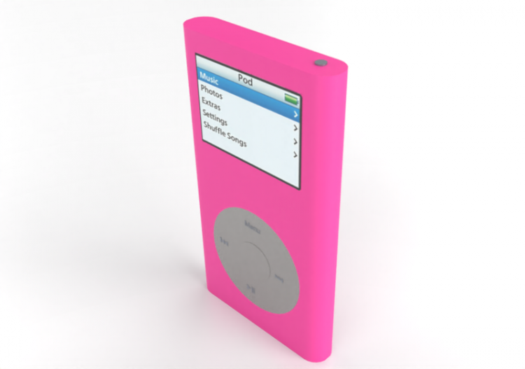 Computers and Mobile phones 3D - iPod mini Apple - ACCA...