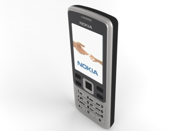 Téléphones Portables 3D - Téléphone portable Nokia 6300 -...