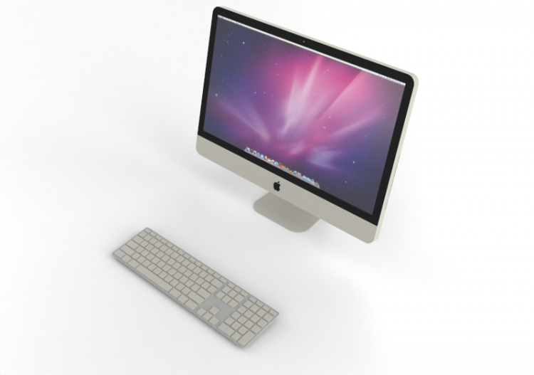 3D Handys und Computer - Computer Apple iMac - ACCA...