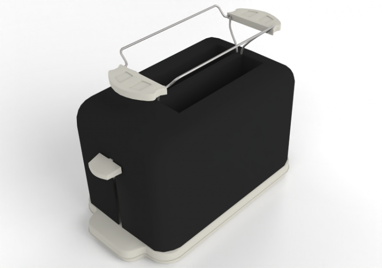 3D Electrical Appliances - Toaster with two tongs - ACCA...