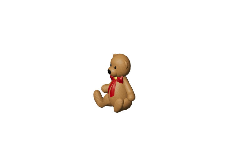 3D Toys - Toy bear - ACCA software 3D Toys - Toy bear - ACCA software