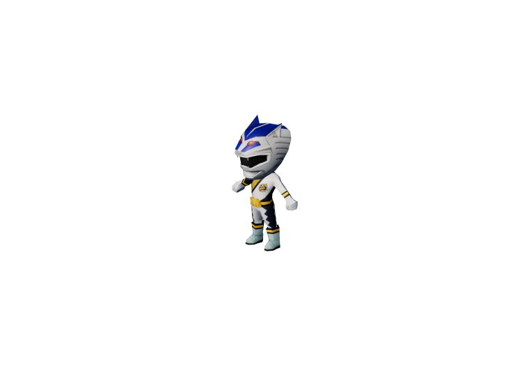 Juguetes 3D - Estatuilla White Ranger - ACCA software Juguetes 3D - Estatuilla White Ranger - ACCA software
