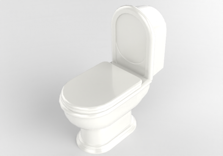 Vasos 3D - Vaso sanitário com caixa acoplada - Flaminia -...