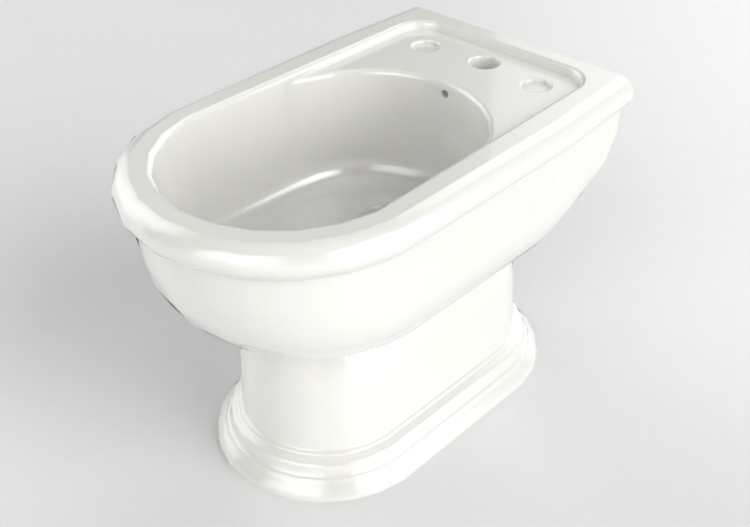 Bidet 3D - Bidet au sol - Flaminia - 3015 - Fidia - ACCA...