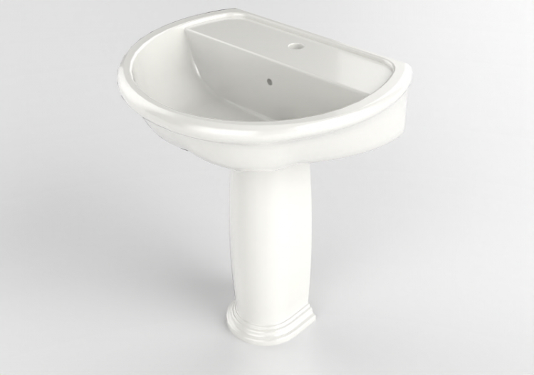 3D Sinks - Wash Basin with support - Flaminia - 3016+3018 -...