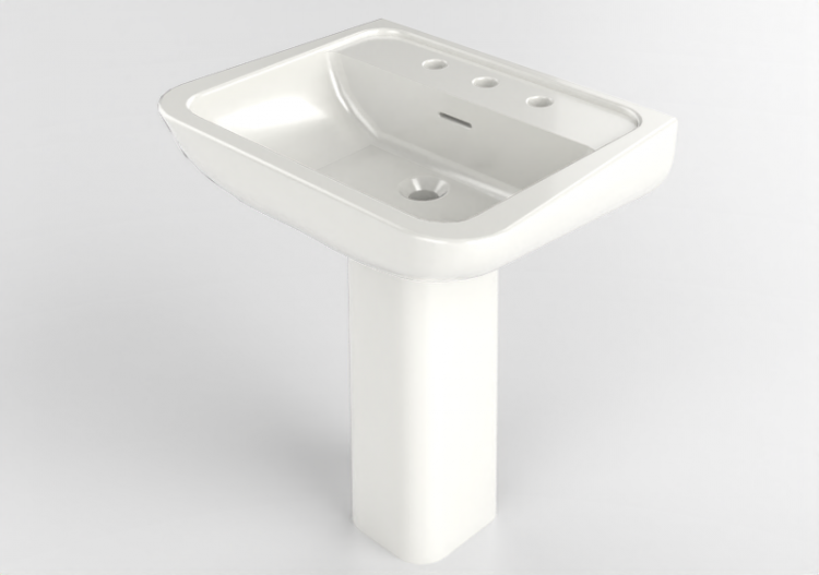 3D Sinks - Wash Basin with support - Flaminia - CM70L+CMC -...