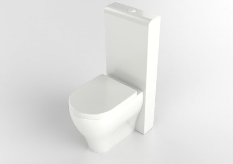Vasos 3D - Vaso sanitário com caixa acoplada - Flaminia -...