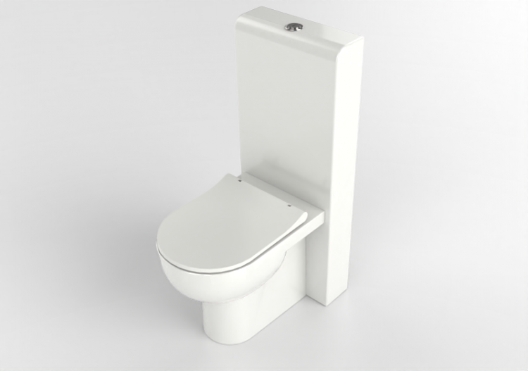 3D Vases - Wc with monobloc cistern - Flaminia - TR39 +...