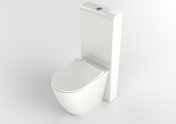 Vasos 3D - Vaso sanitário com caixa acoplada - Flaminia -...