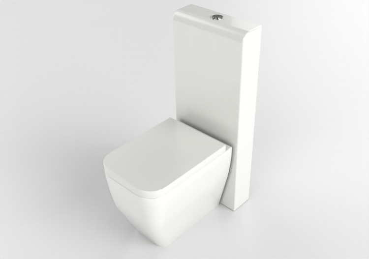 Vasos 3D - Vaso sanitário com caixa acoplada - Flaminia -...
