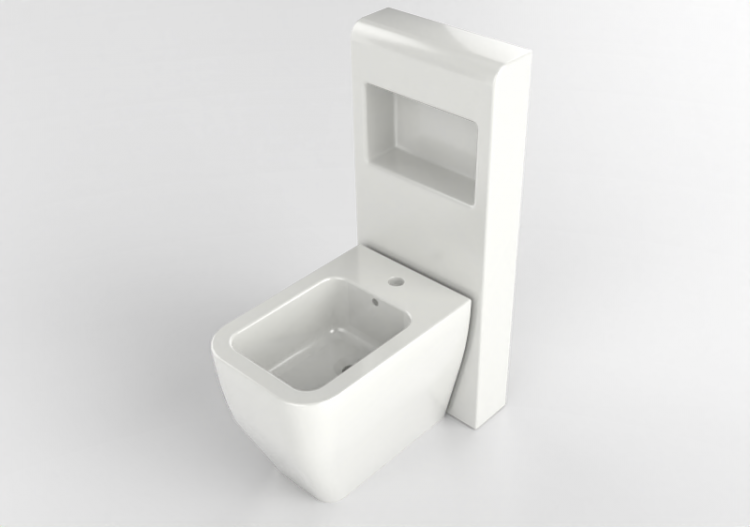 3D Bidet - BBidet with Set Ledger - Flaminia - TR40+TR217 -...