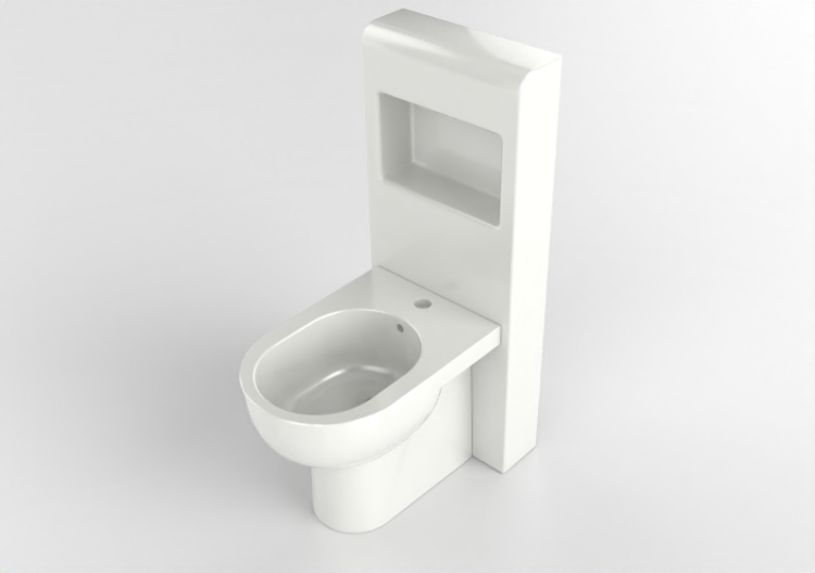 3D Bidet - Bidet with Set Ledger - Flaminia - TR40+QK217 -...