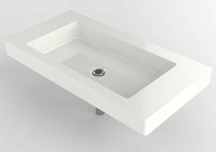 3D Sinks - Sink with support - Flaminia - FY75SP -...