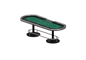 3D Spielger&auml;te - Pokertisch aus Metall.