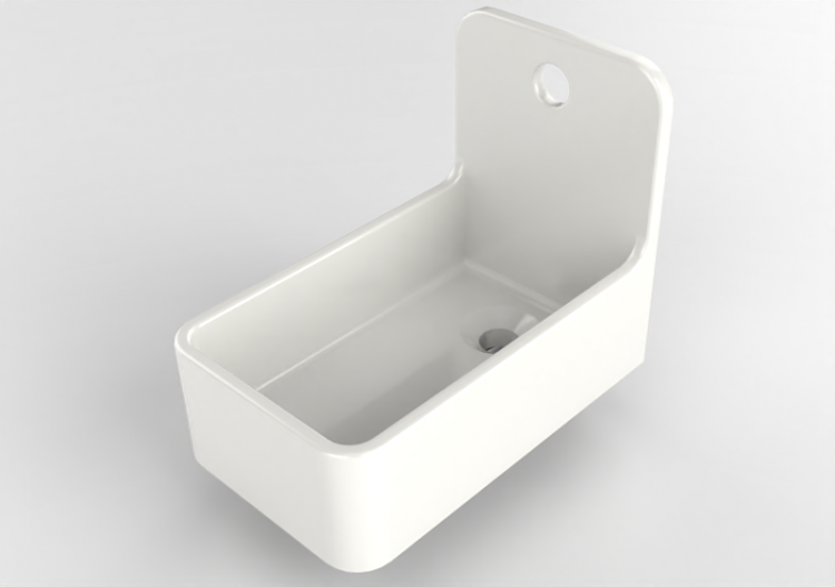 Lavabos 3D - Lavabo con soporte- Flaminia - MWL25 -...