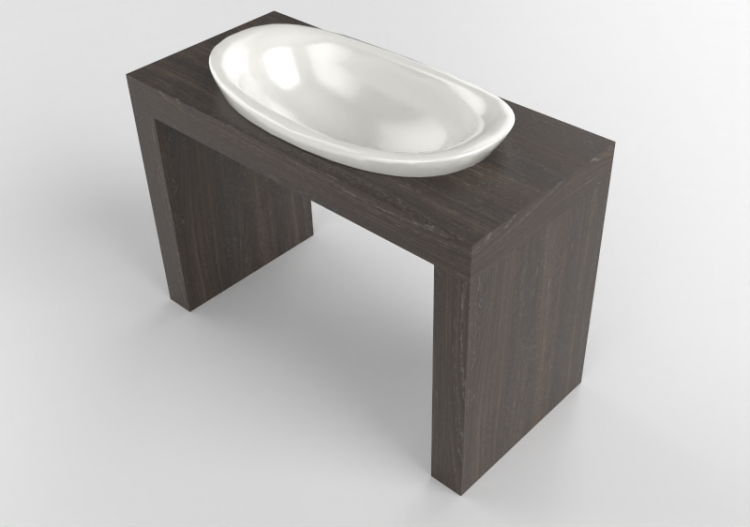 3D Sinks - Sink with support - Flaminia - IO90B1 - IO -...