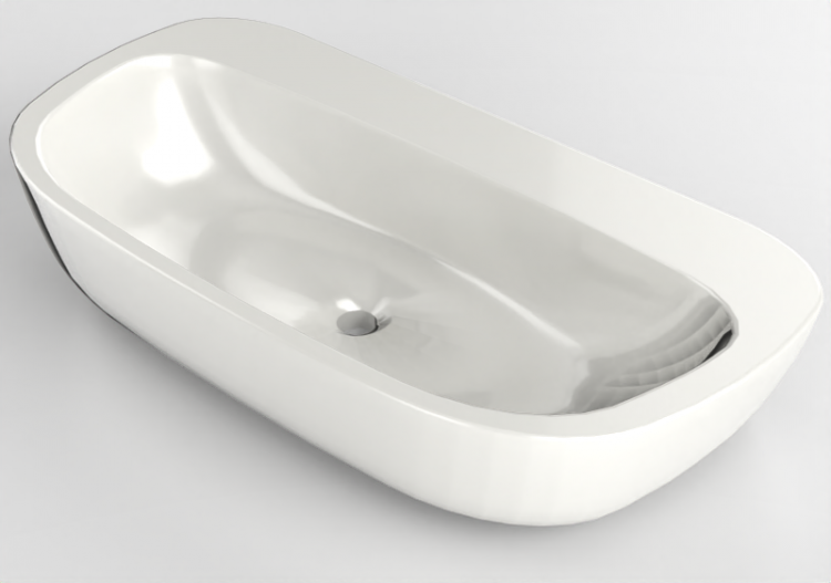 3D Waschbecken - Waschbecken - Flaminia - MN100L - Mono -...