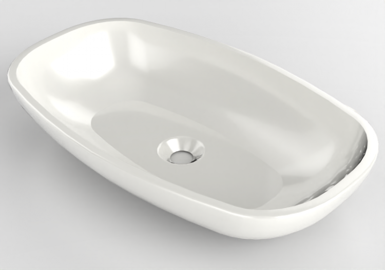 3D Waschbecken - Lavabo - Flaminia – ND75L - Nuda - ACCA...
