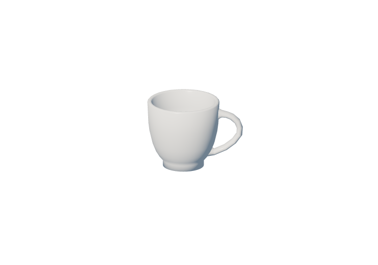 Vajillas y cubiertos 3D - Taza de café - ACCA software Vajillas y cubiertos 3D - Taza de café - ACCA software