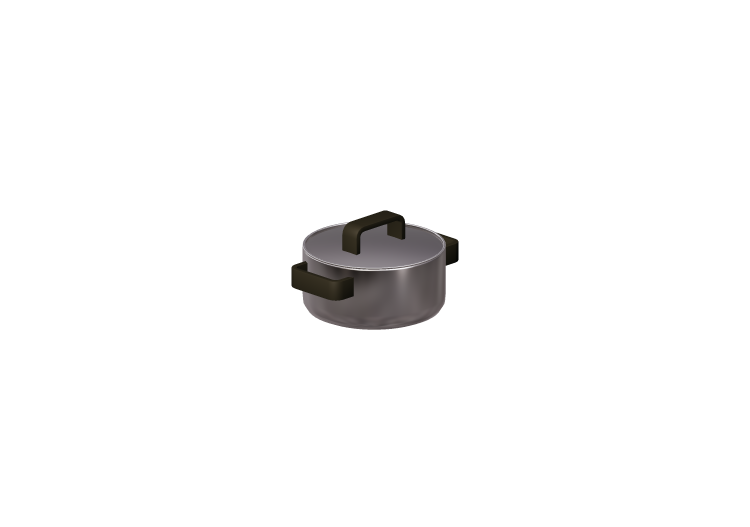Cazuelas y Contenedores 3D - Cazuelas de acero inoxidable -... Cazuelas y Contenedores 3D - Cazuelas de acero inoxidable -...