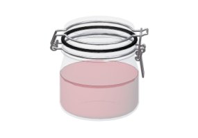 Casseroles R&eacute;cipients 3D - Pot de confiture