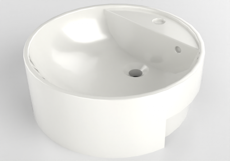 Pias 3D - Lavatório - Flaminia - 5054 - Twin - ACCA...