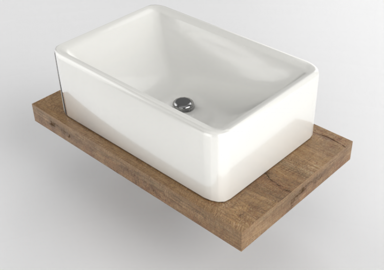 3D Sinks - Sink with Support - Flaminia - SLNL+NL62H20 -...
