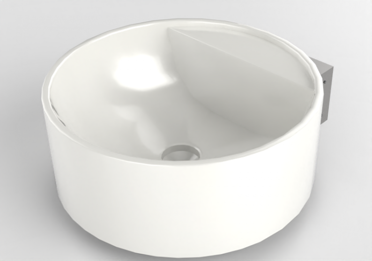 3D Sinks - Sink with Support - Flaminia - TW42S+TS0142 -...