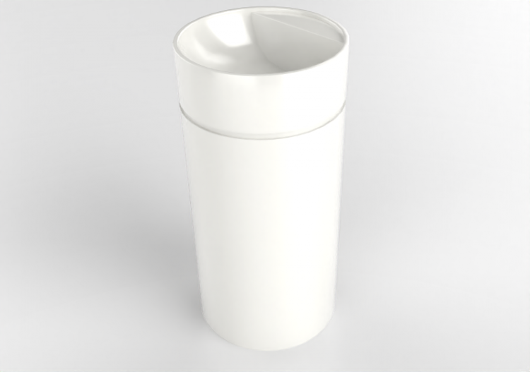 3D Waschbecken - Waschbecken mit Waschtischplatte -...