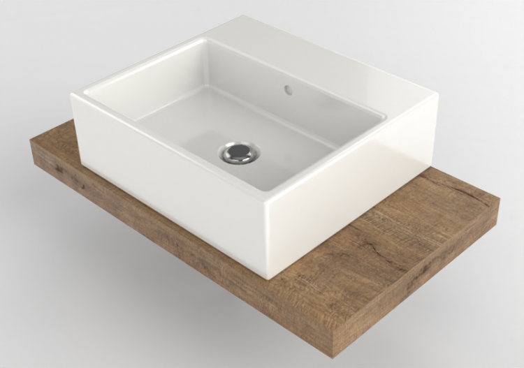 Lavabos 3D - Lavabo avec support - Flaminia - SL5058 -...
