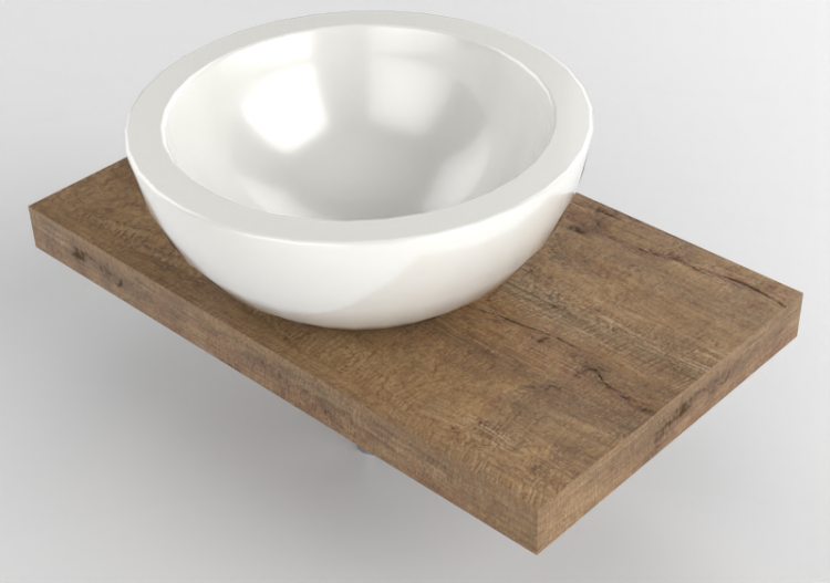 3D Sinks - Sink with Support - Flaminia - SLFN+FN50L -...