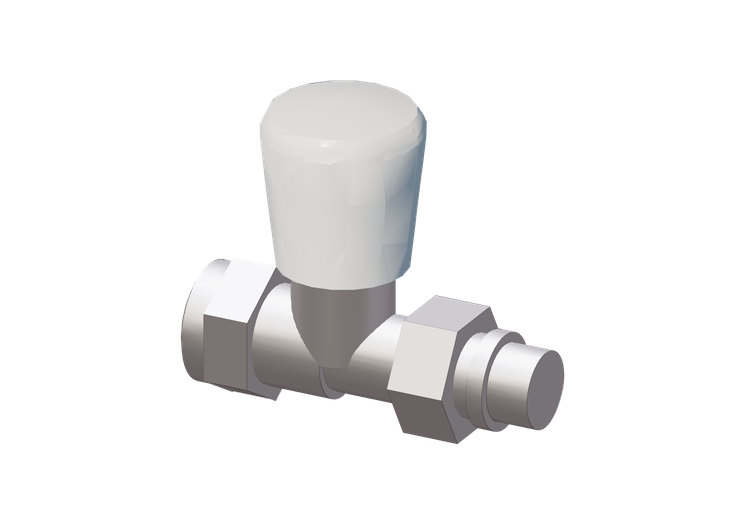 Vanne thermostatisable droite DN 10 (3/8") - Caleffi Vanne thermostatisable droite DN 10 (3/8") - Caleffi