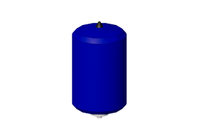 Welded expansion vessel, for sanitary systems 25L