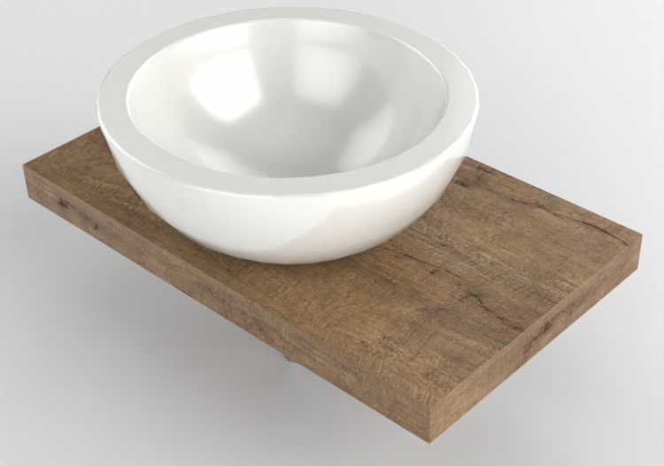 3D Sinks - Sink with Support - Flaminia - SLFN+FT52L -...