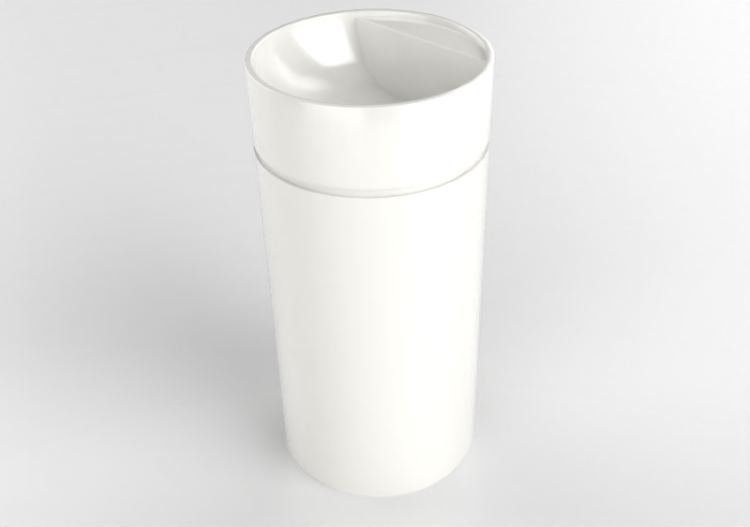 3D Sinks - Sink with Support - Flaminia - MTR42P - Twin -...