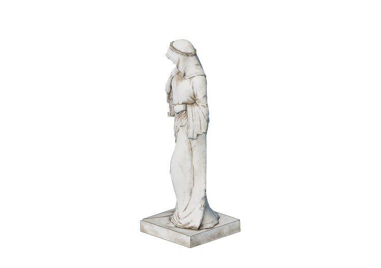 Sculptures 3D - Statue femme voilée - ACCA software Sculptures 3D - Statue femme voilée - ACCA software