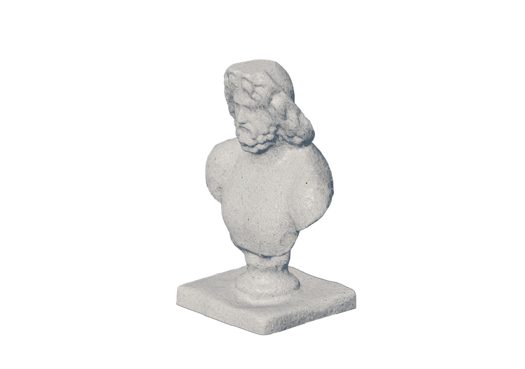 Esculturas 3D - Busto de Zeus - ACCA software Esculturas 3D - Busto de Zeus - ACCA software