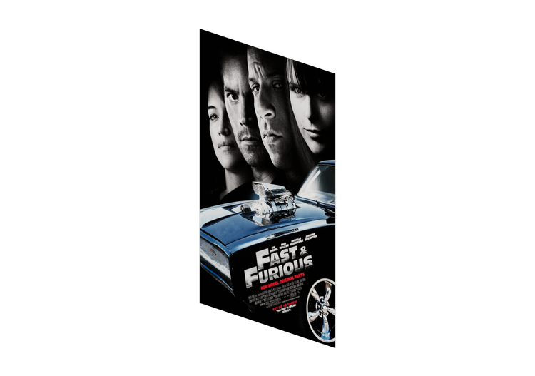 Impressions 3D - Poster Fast and furious 4 - ACCA software Impressions 3D - Poster Fast and furious 4 - ACCA software