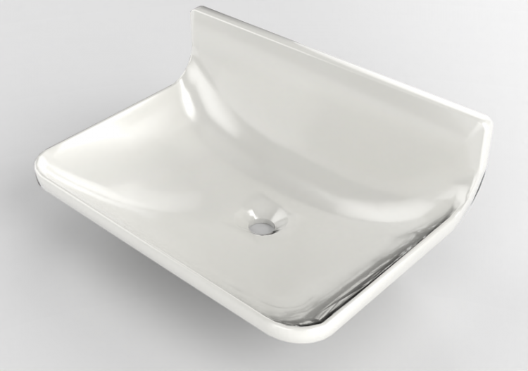 3D Waschbecken - Waschtisch - Flaminia - PT64L - Plate -...