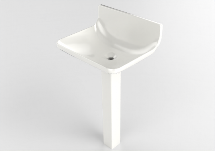 3D Sinks - Sink with support - Flaminia - PT54L+PT100 -...