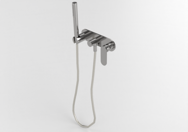 Rubinetti 3D - Miscelatore ad incasso con deviatore e...