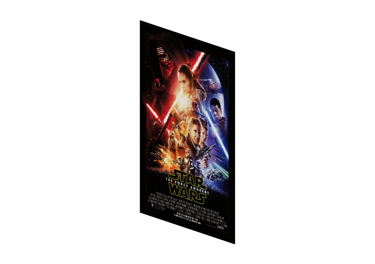 Impressions 3D - Poster Star Wars Le Réveil de la Force -... Impressions 3D - Poster Star Wars Le Réveil de la Force -...