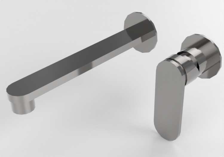 3D Taps - Wall mounted single lever mixer - Flaminia -...