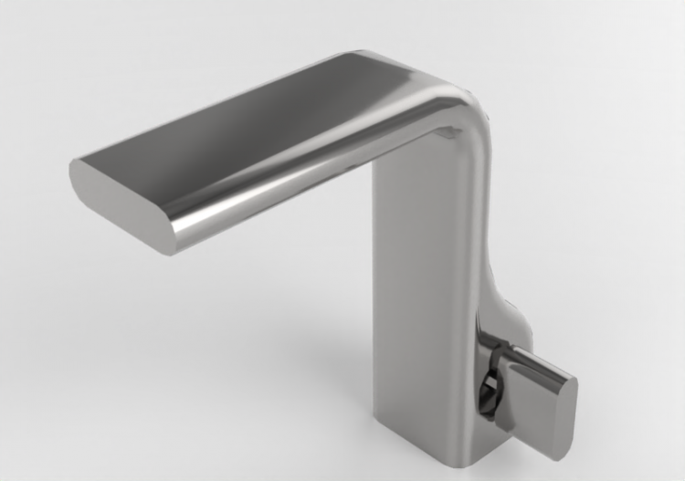 Torneiras 3D - Misturador um furo para lavatório - Flaminia...